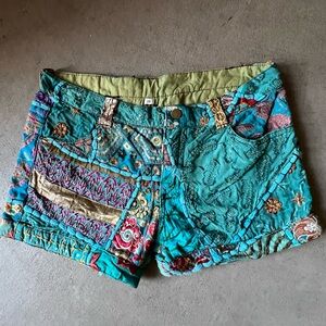 Raj Bohemian Patchwork Women Shorts